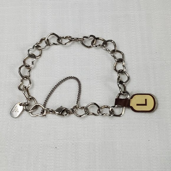 Adorable James Avery NWT Sz Large Womens Heart Charm Bracelet - Picture 7 of 8